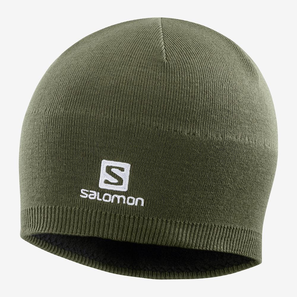 Salomon RS WARM Gorros Hombre - Verde - Colombia (54268-ZYUW)